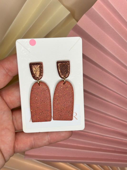 Boucles polymère Terracotta