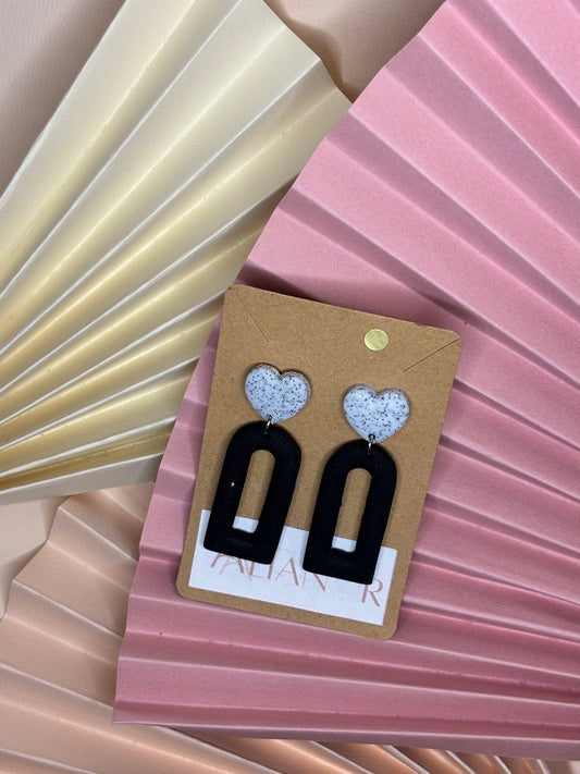Boucles polymère Noir