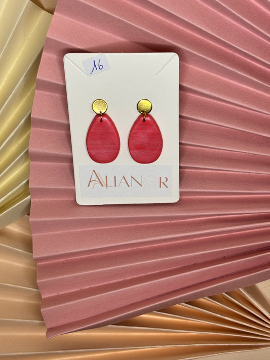 Boucles polymère rose