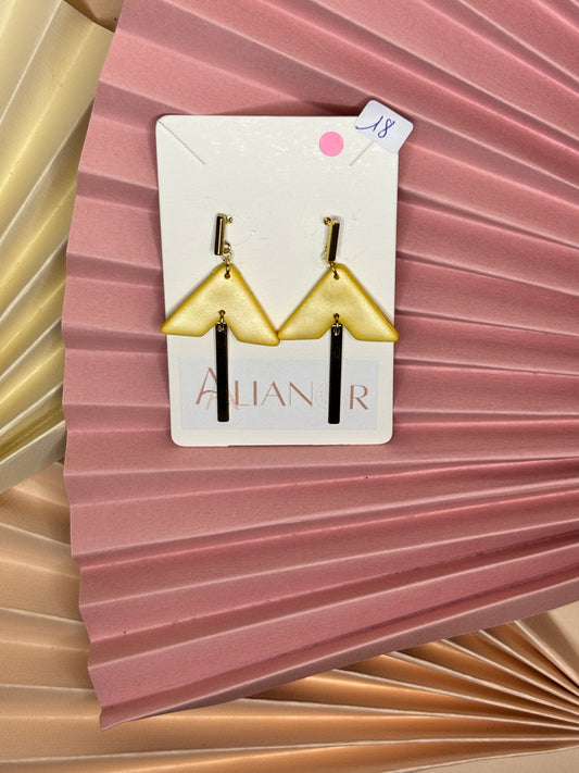 Boucles polymère jaune